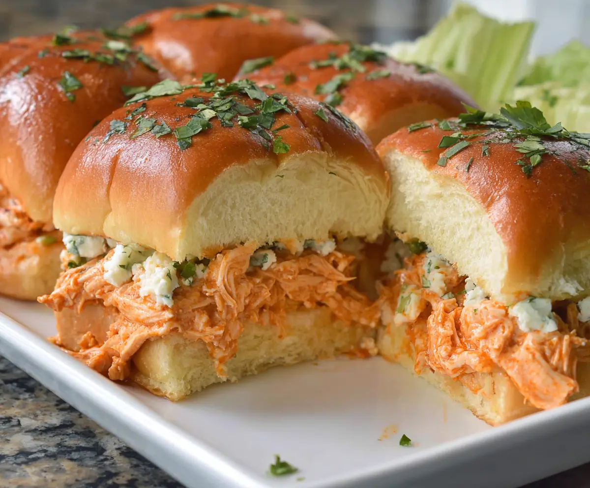 Easy Buffalo Chicken Sliders Recipe