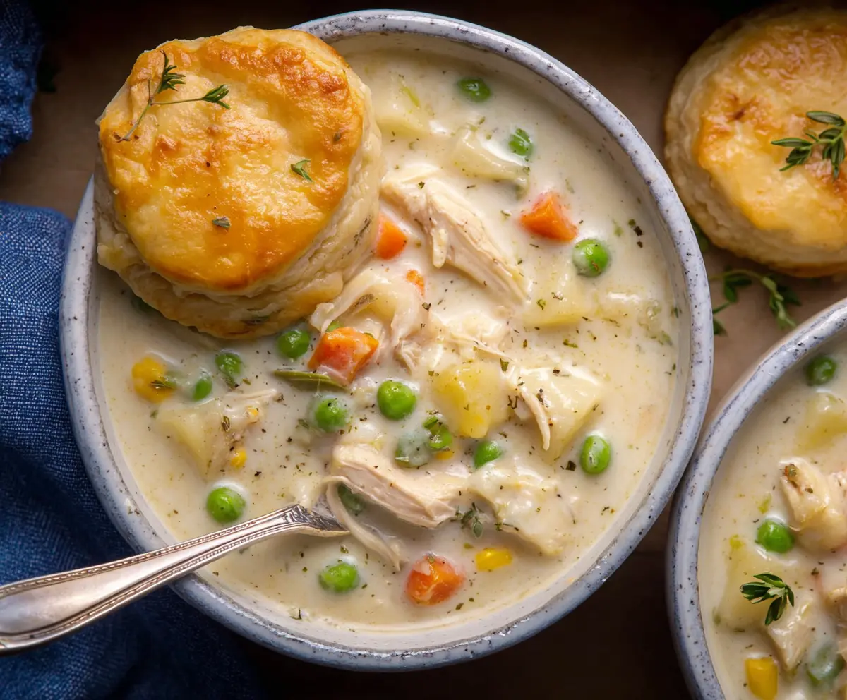 Comforting Chicken Pot Pie Soup Recipe