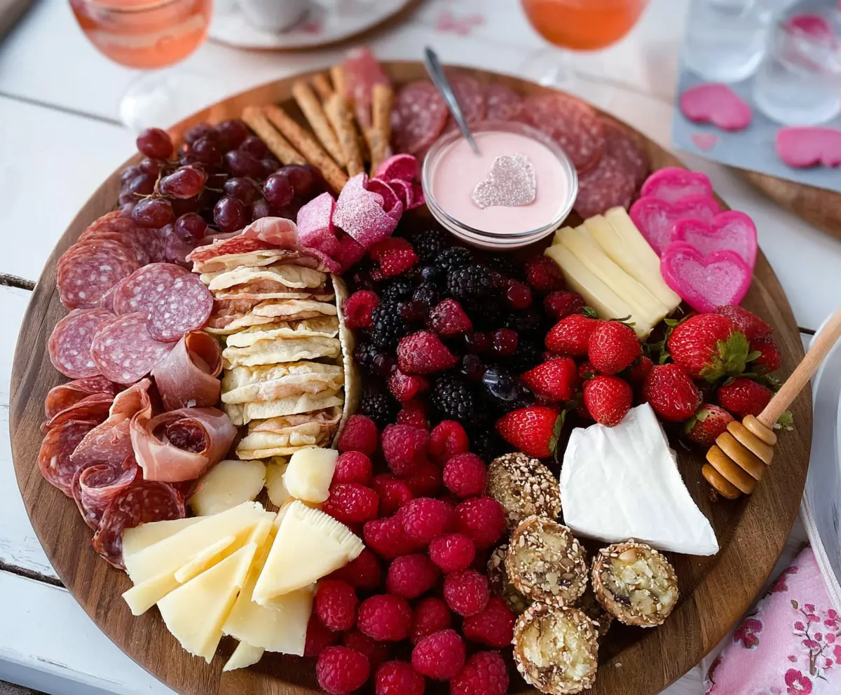 Easy Galentine’s Day Charcuterie Board