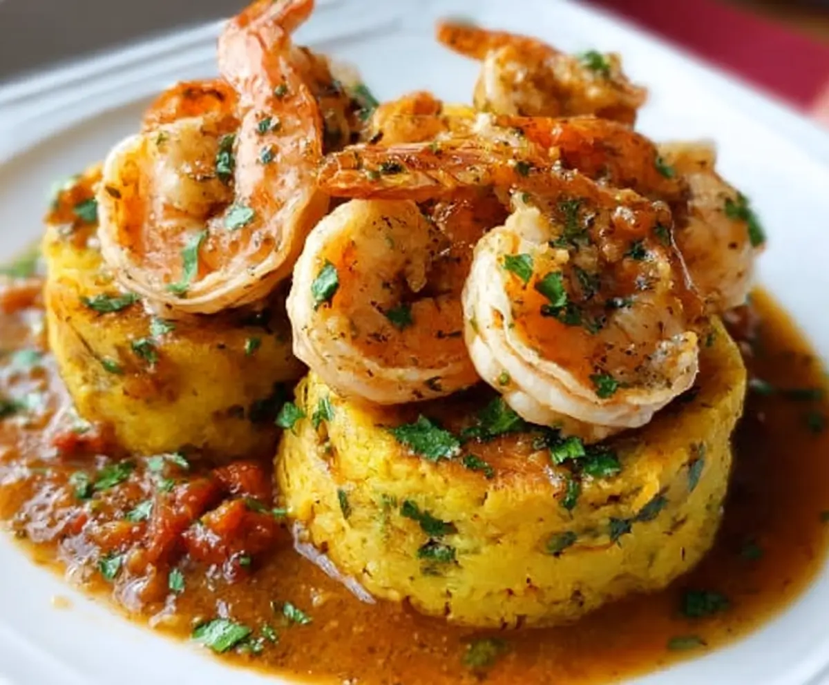 Easy Garlic Shrimp Mofongo Recipe