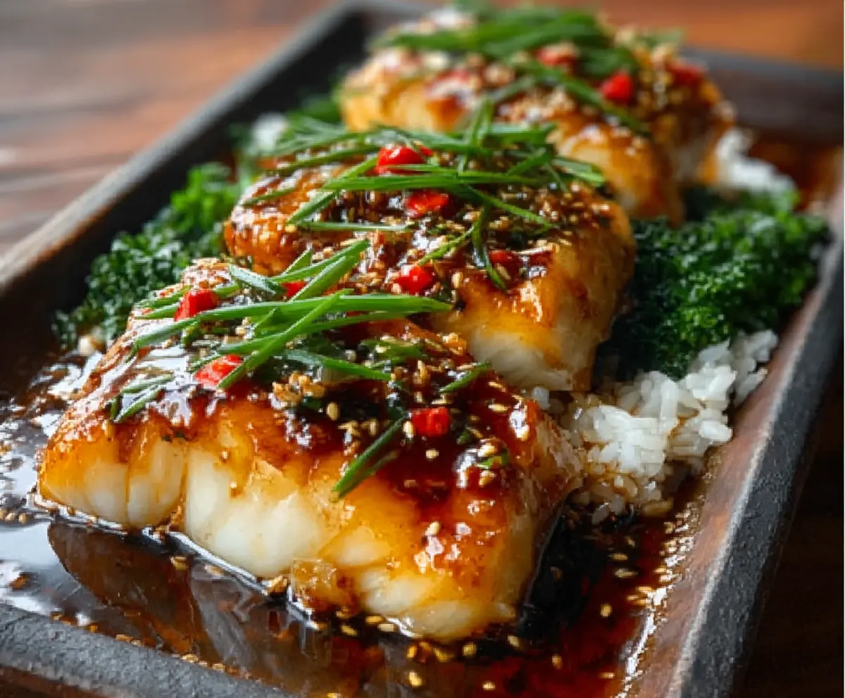 Easy Ginger Soy Cod Recipe