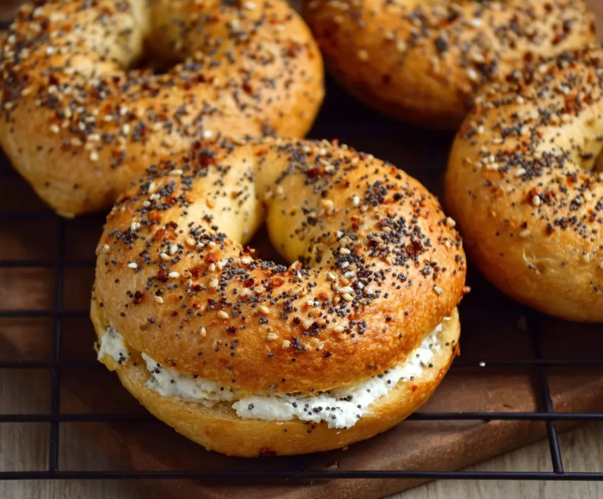High Protein Greek Yogurt Bagels