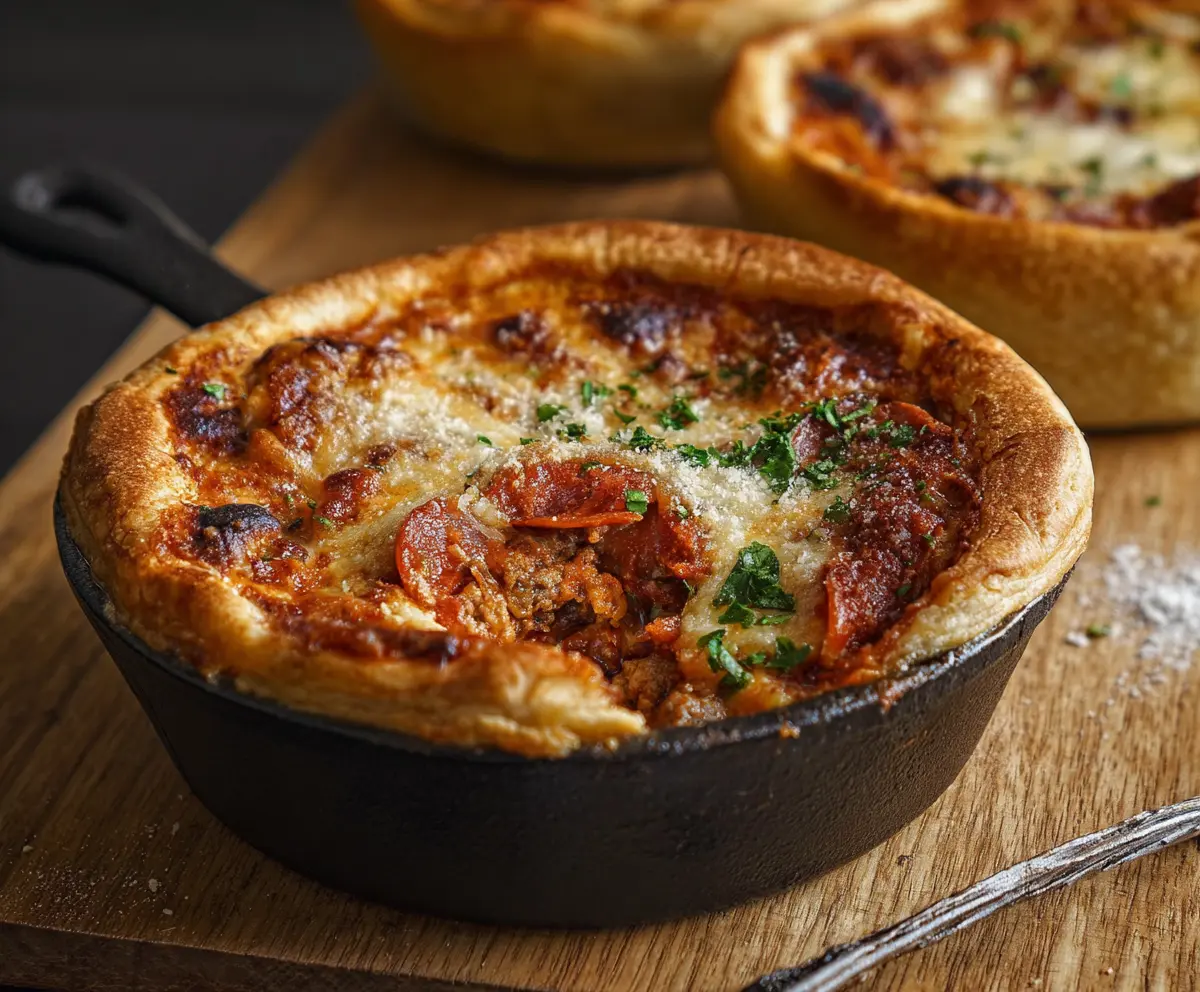 Easy Homemade Pizza Pot Pies