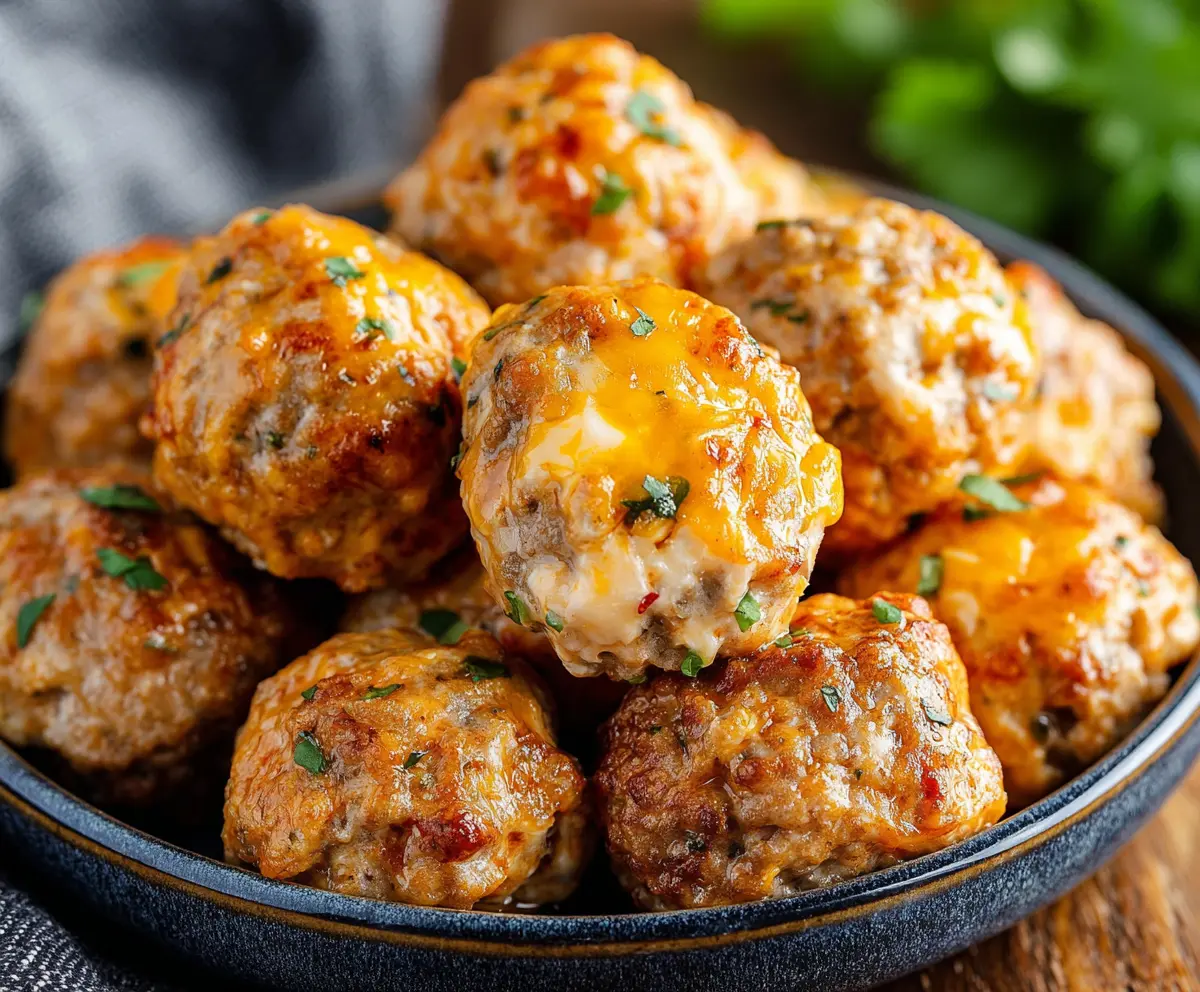 Spicy Rotel Sausage Balls Recipe