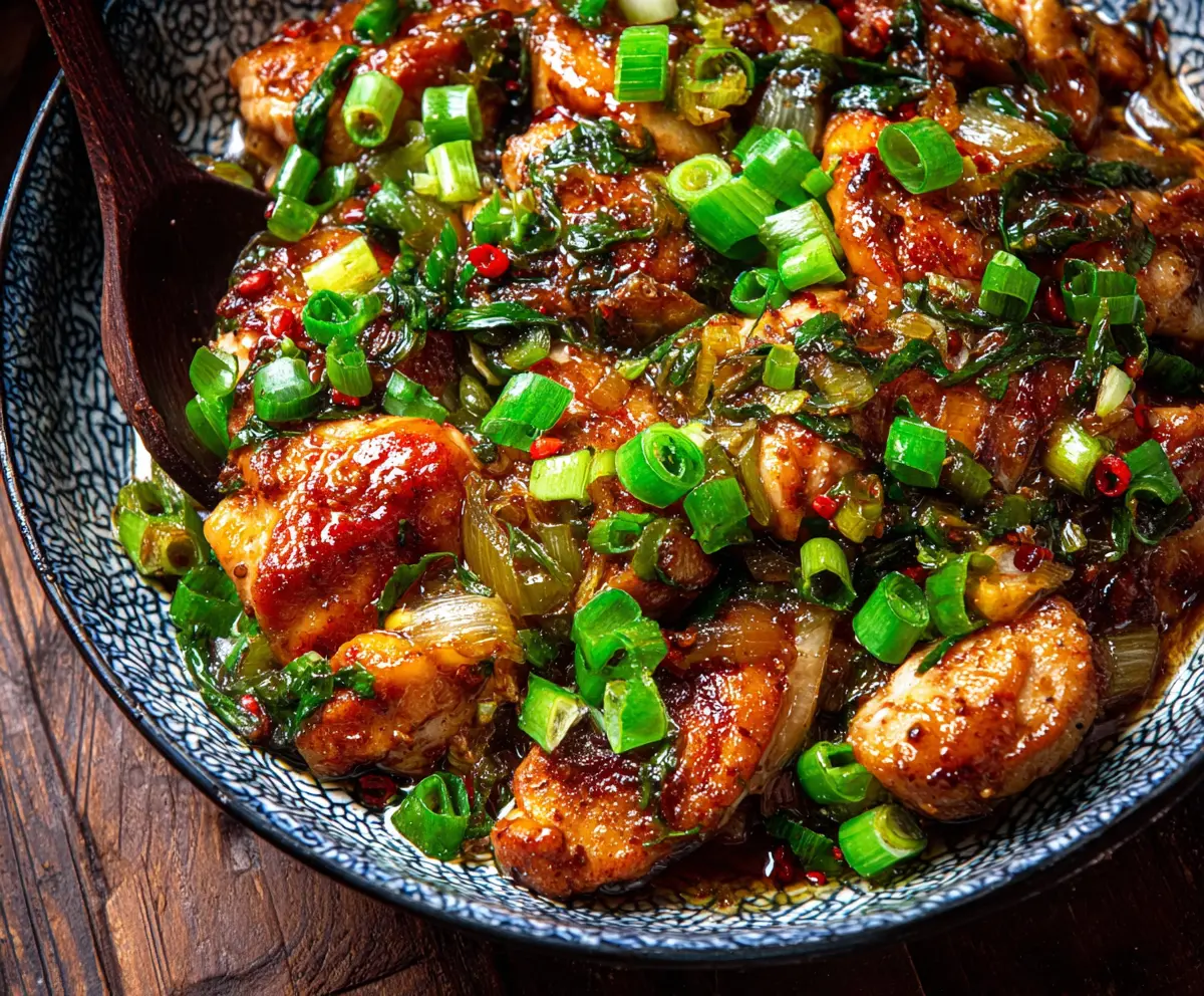 Easy Chinese Scallion Chicken Recipe
