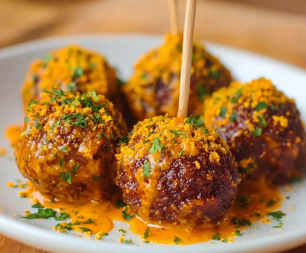 Easy Dorito Meatballs Game Day Snack