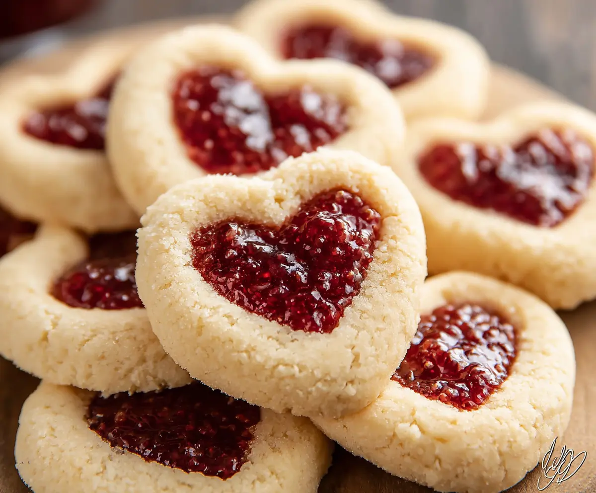 Sweet Heart Jam Cookies Recipe