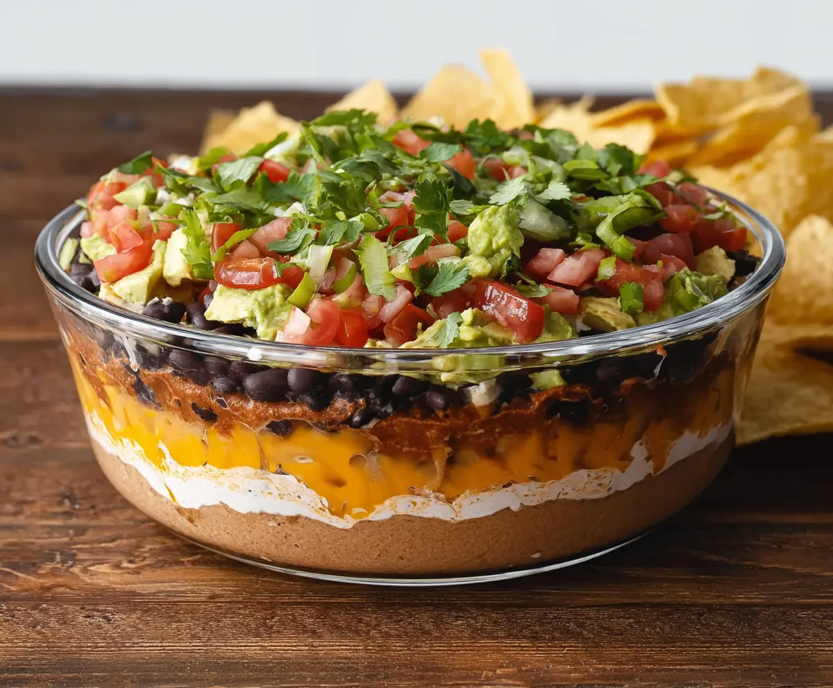 Easy Seven Layer Dip Recipe
