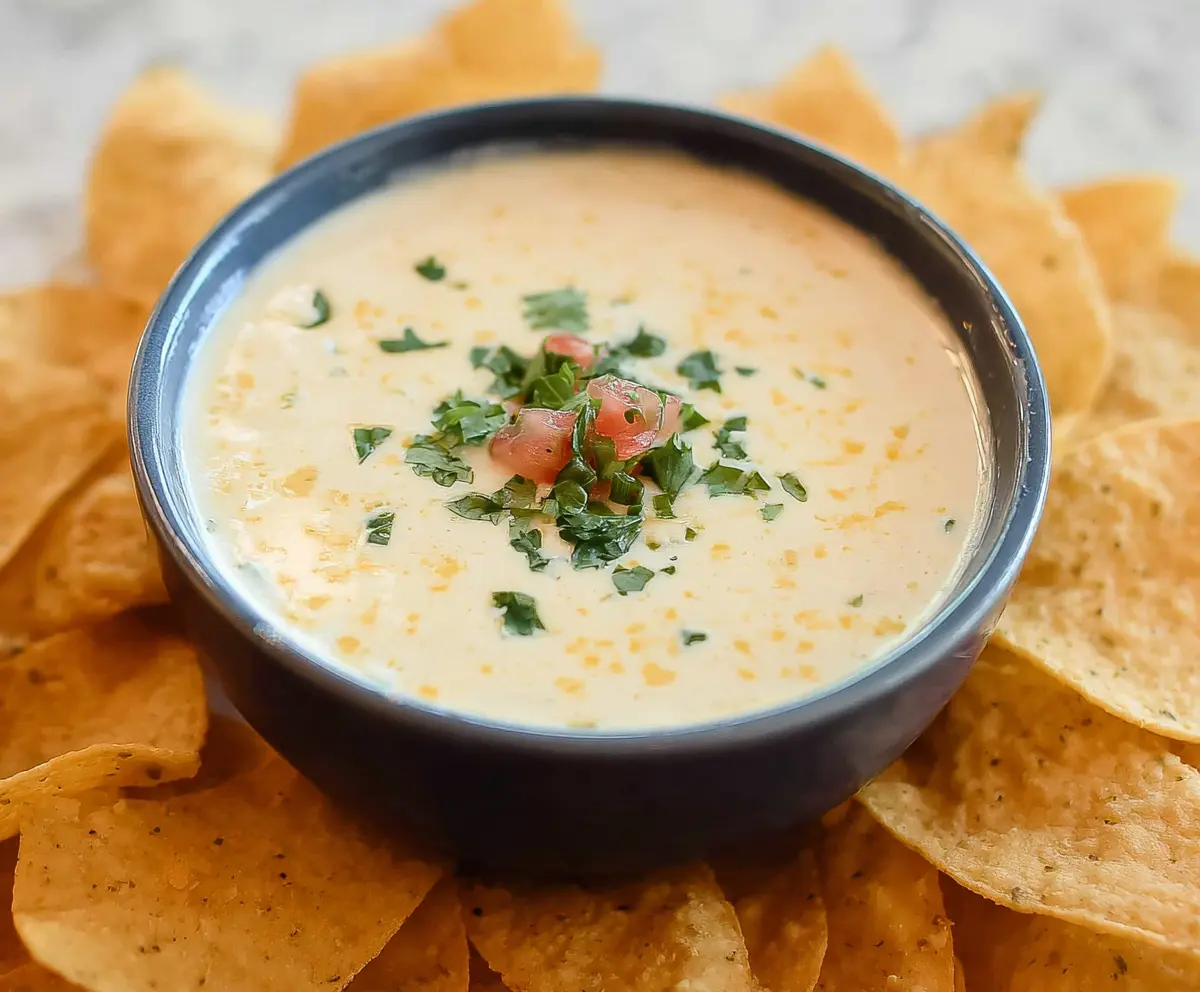 Creamy White Queso Dip Recipe