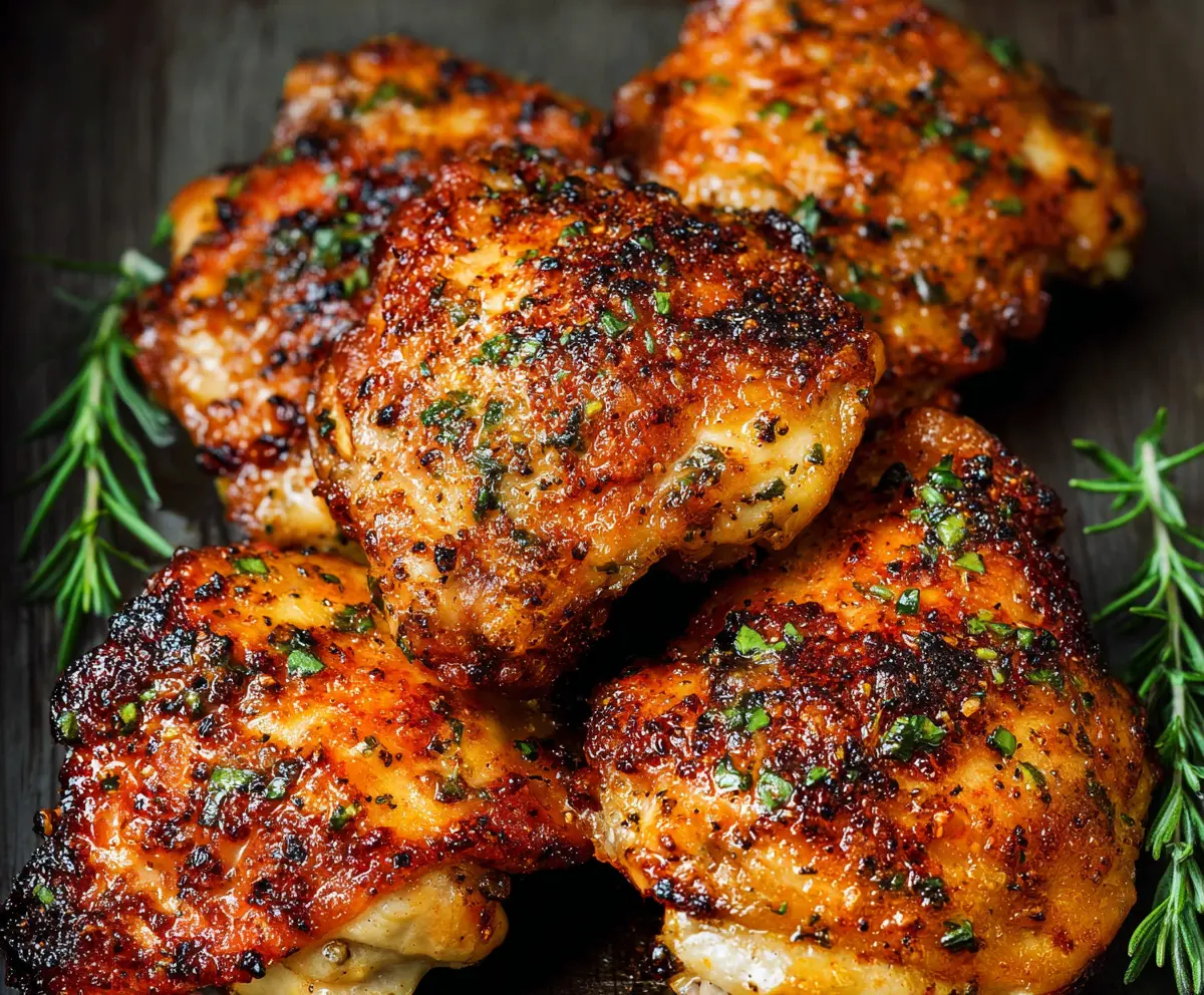 Crispy Air Fryer Chicken Thighs