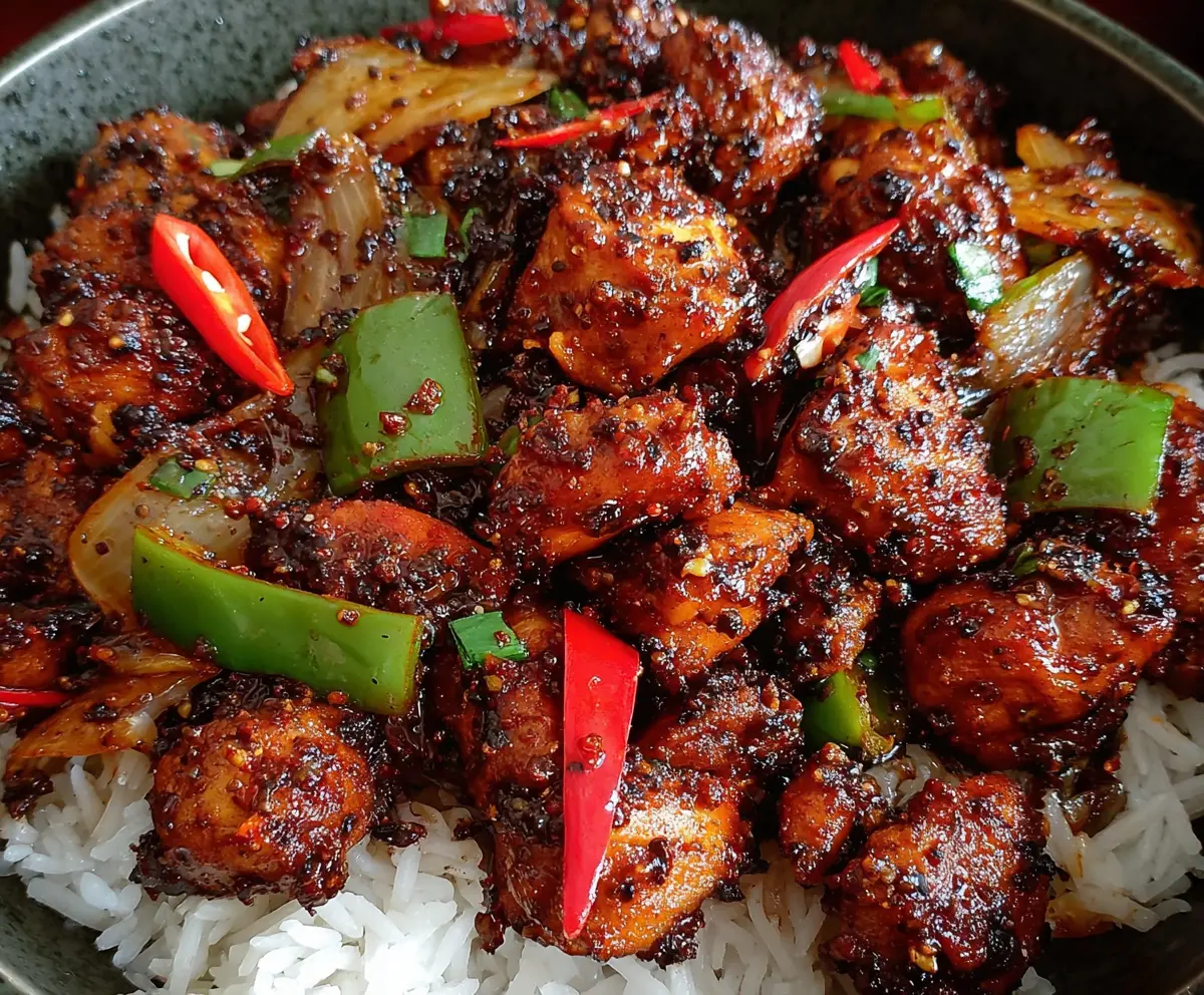 Easy Black Pepper Chicken Recipe