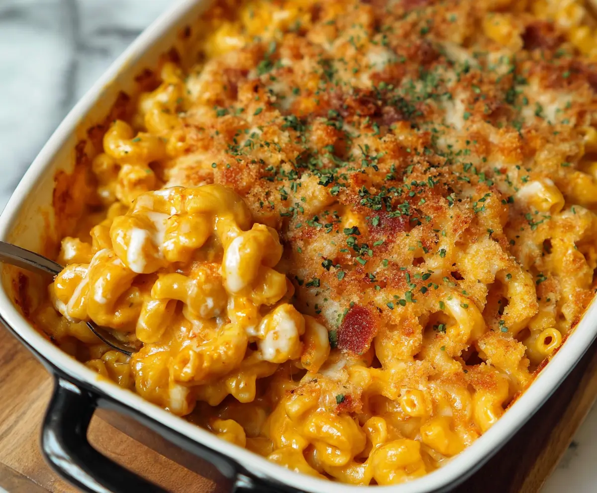 Creamy Buffalo Mac and Cheese