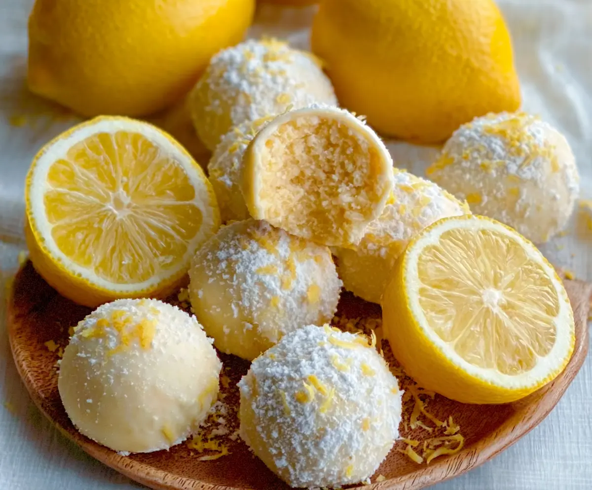 Creamy Lemon Truffles Recipe