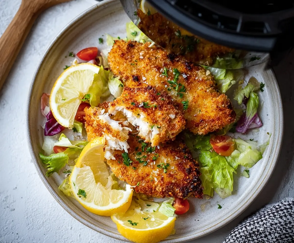 Crispy Air Fryer Chicken Milanese