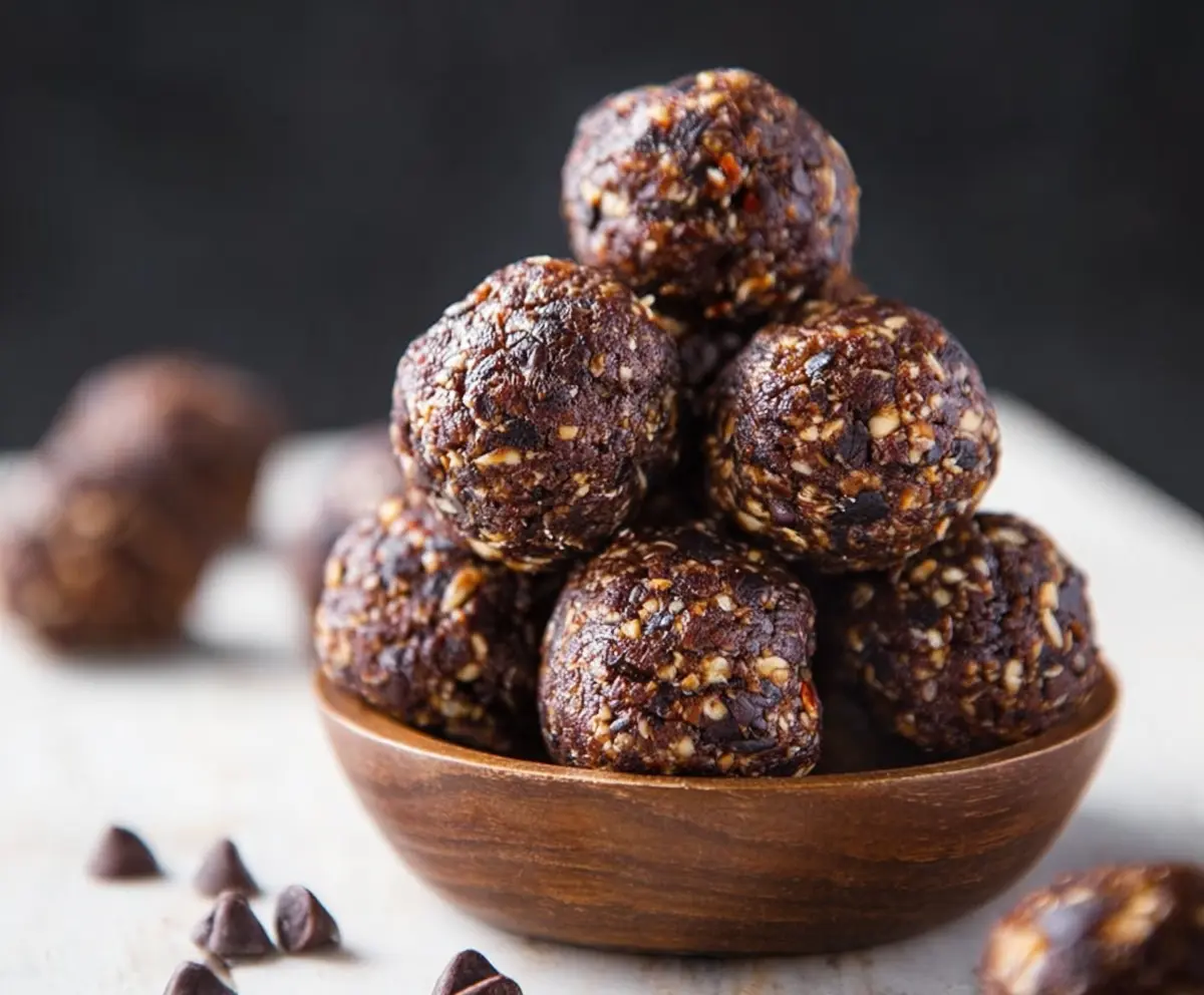 Easy Dark Chocolate Energy Bites