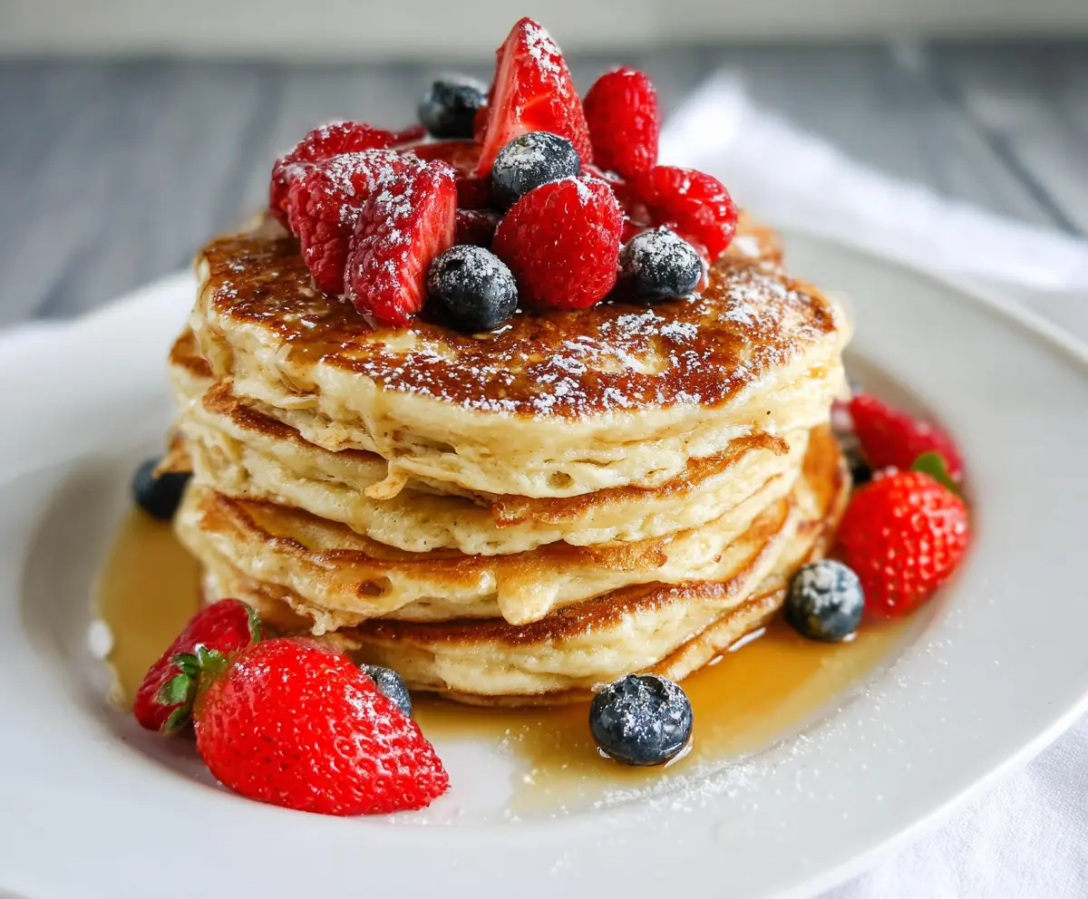High-Protein Cottage Cheese Pancakes