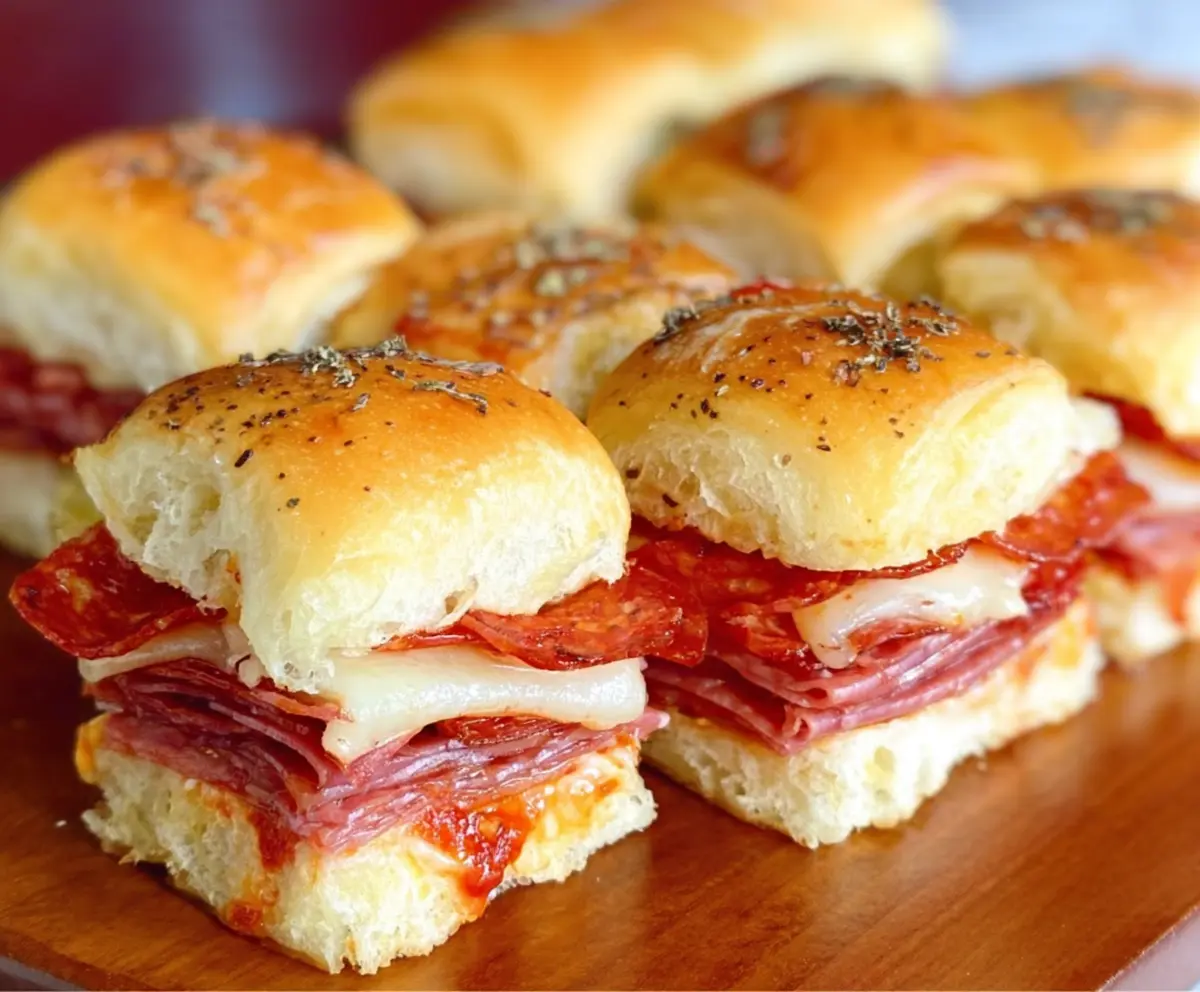 Easy Hot Italian Sub Sliders