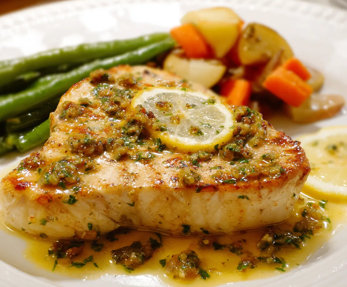 Easy Oven-Baked Swordfish with Lemon Butter