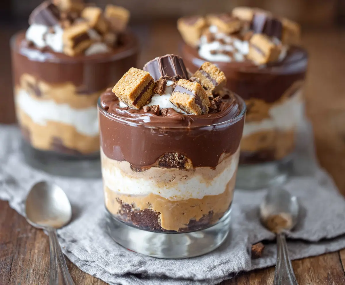 Easy Peanut Butter Cup Parfaits