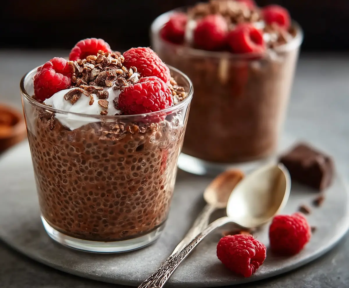Protein Chocolate Chia Pudding