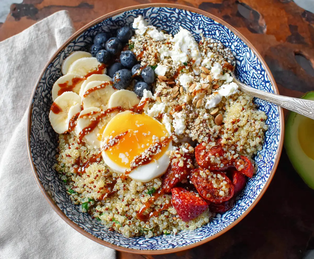 Healthy Quinoa Breakfast Bowl
