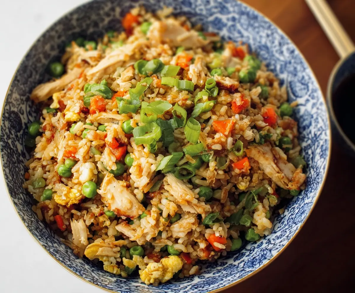 Easy Rotisserie Chicken Fried Rice