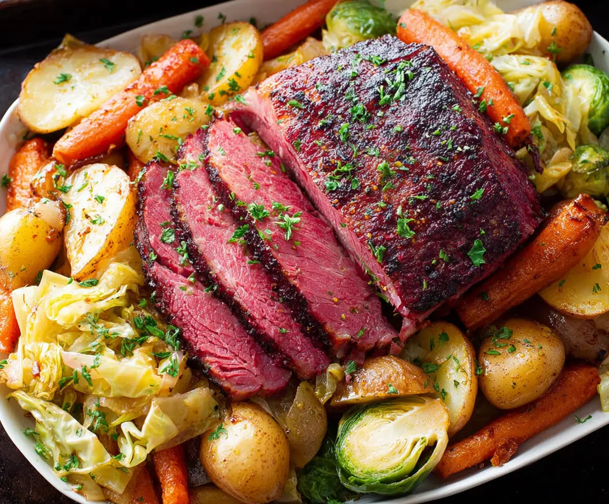 Easy Sheet Pan Corned Beef & Cabbage