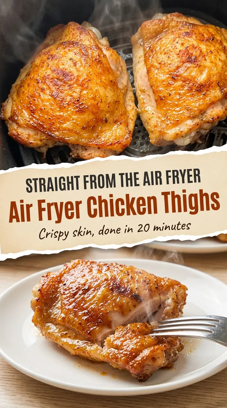 Air Fryer Chicken Thighs crispy smoky juicy