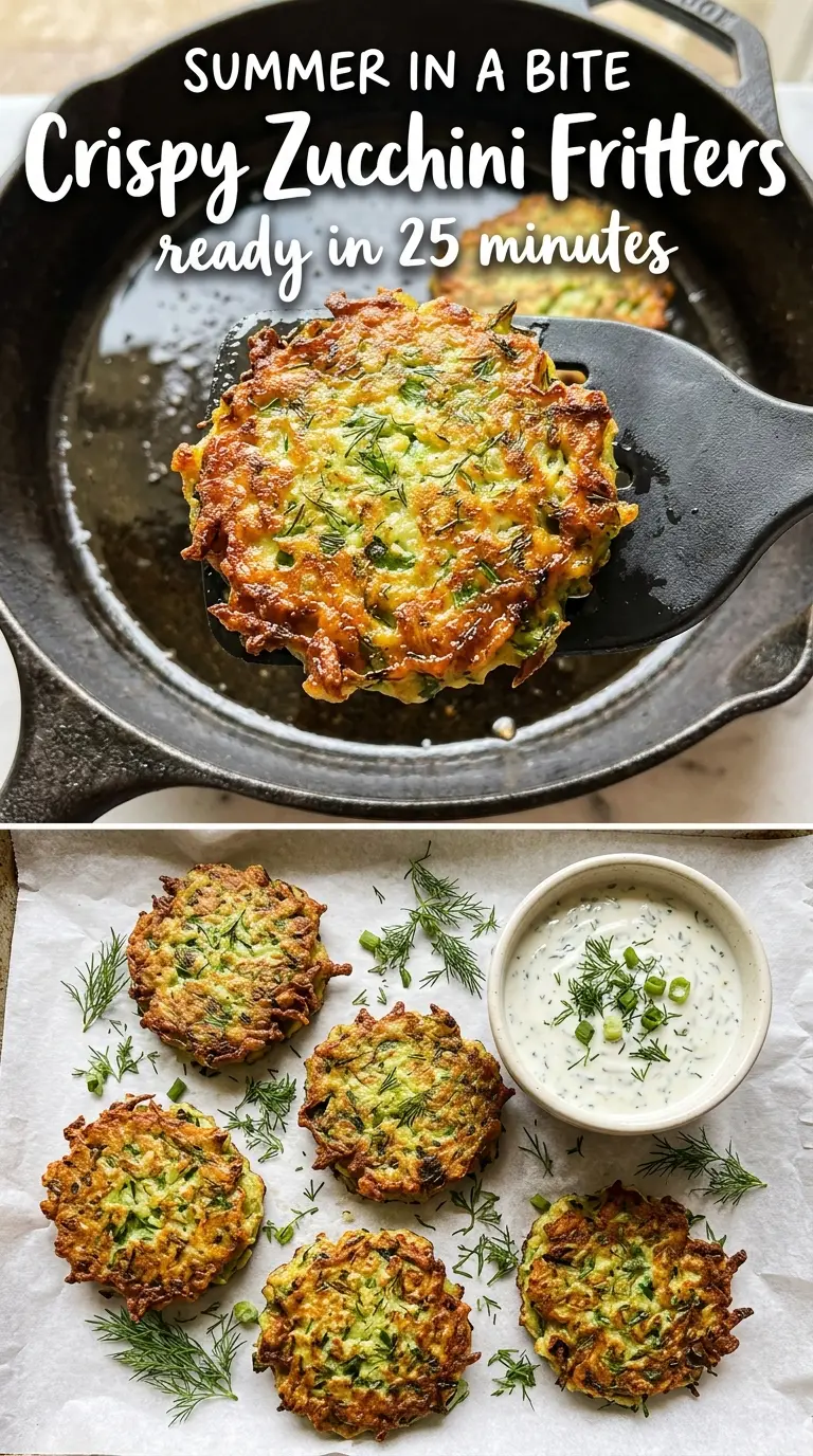 Crispy Zucchini Fritters