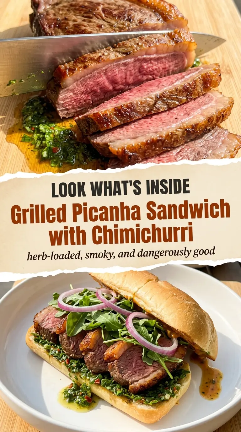 Grilled Picanha Sandwich with Chimichurri