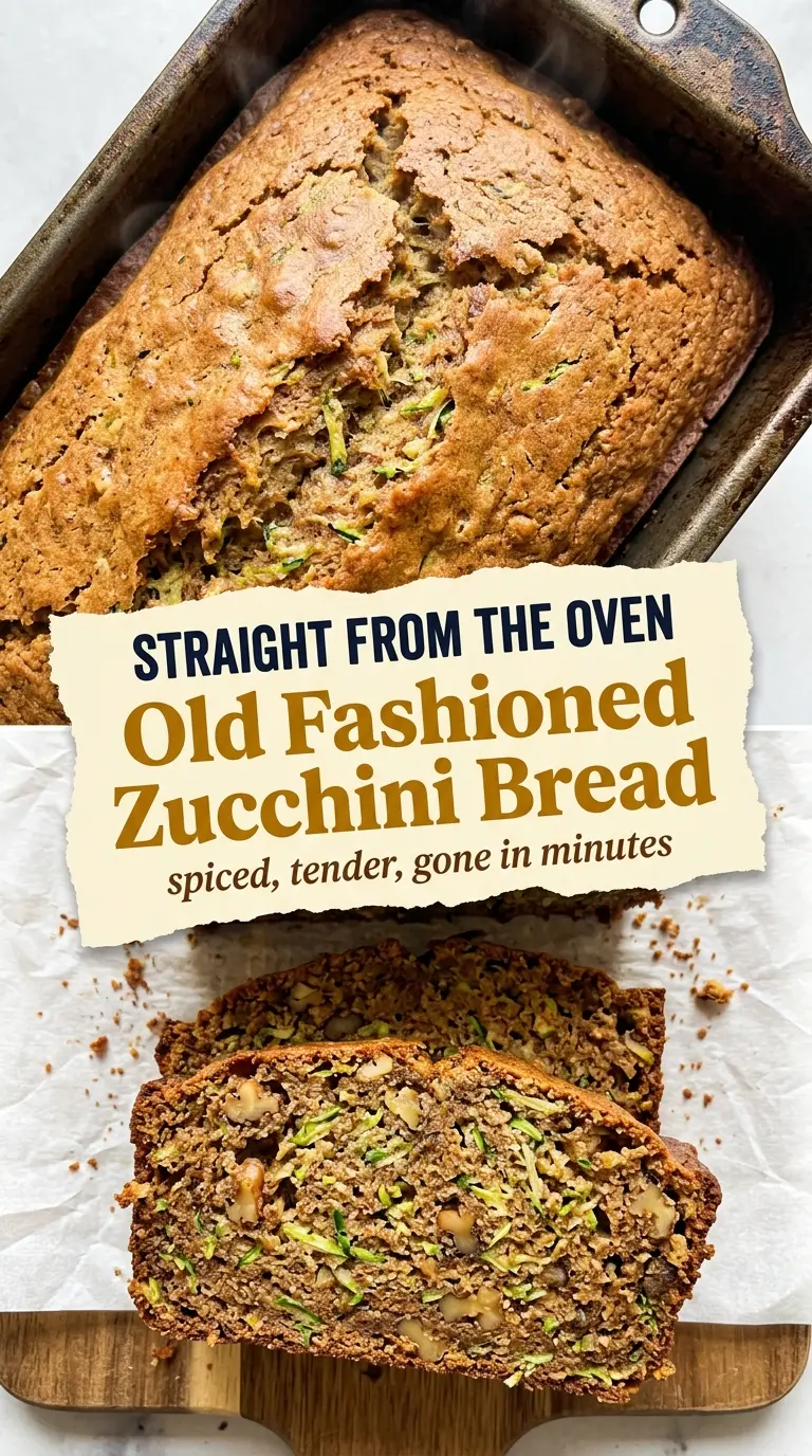 Old Fashioned Zucchini Bread