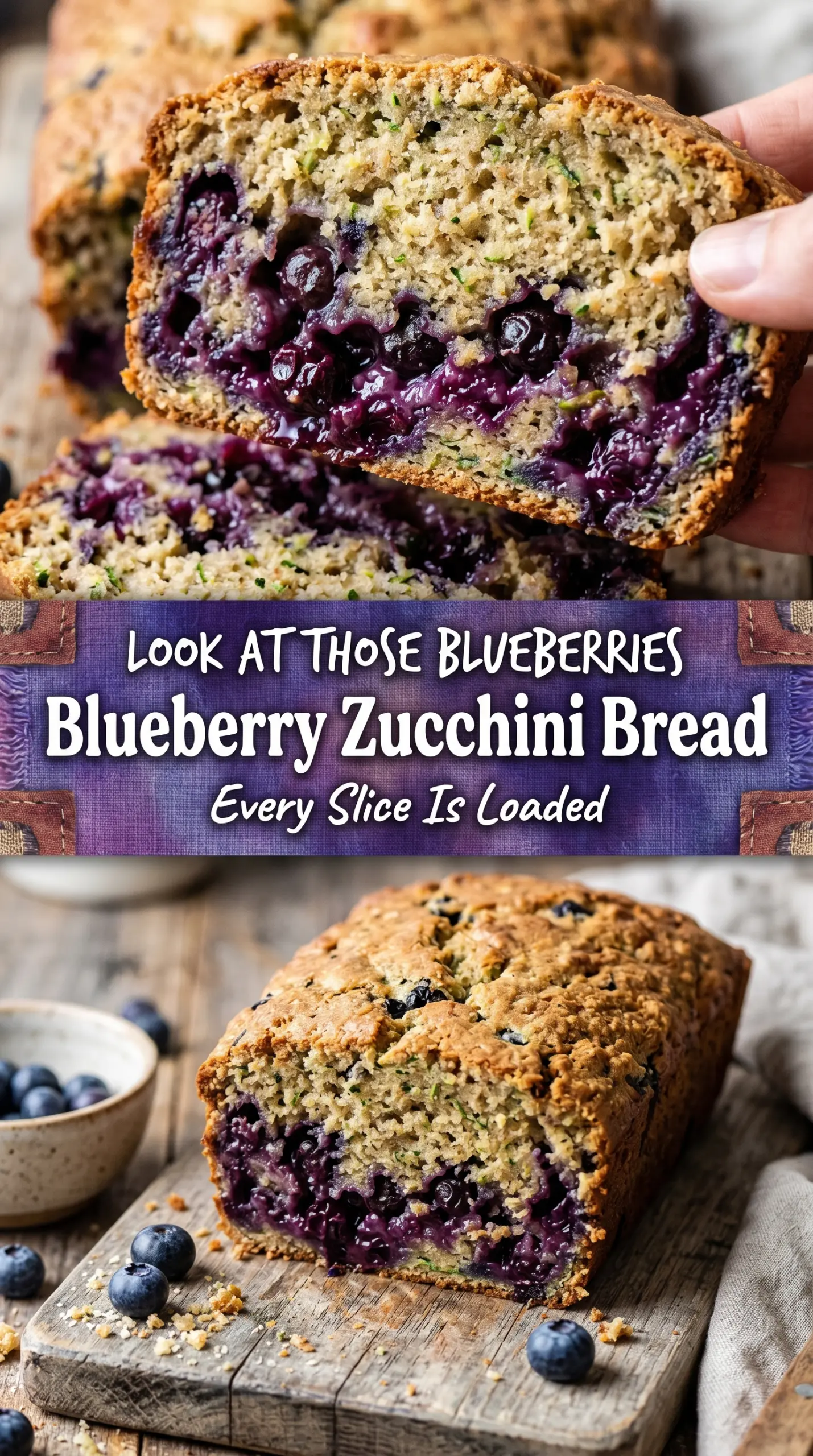 Blueberry Zucchini Bread