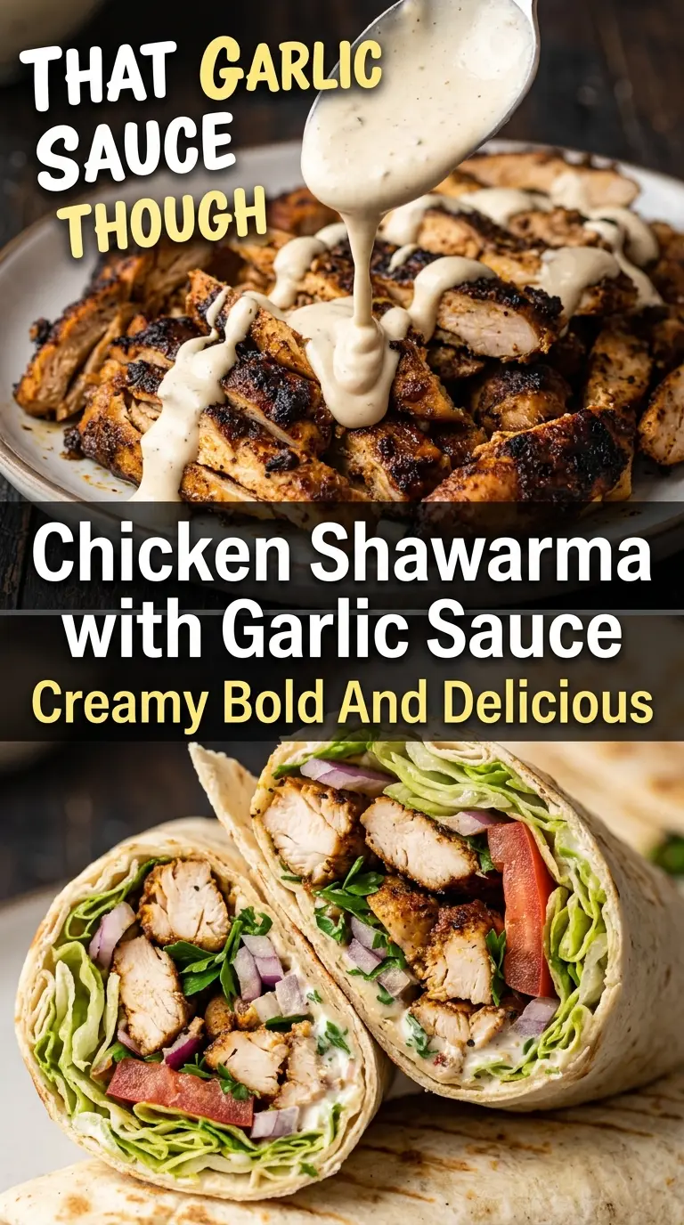 Chicken Shawarma with Garlic Sauce