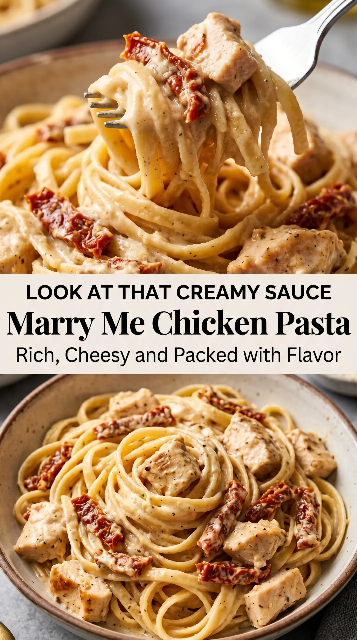 Marry Me Chicken Pasta