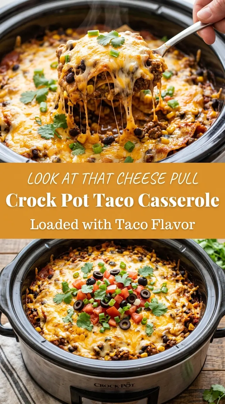 Crock Pot Taco Casserole
