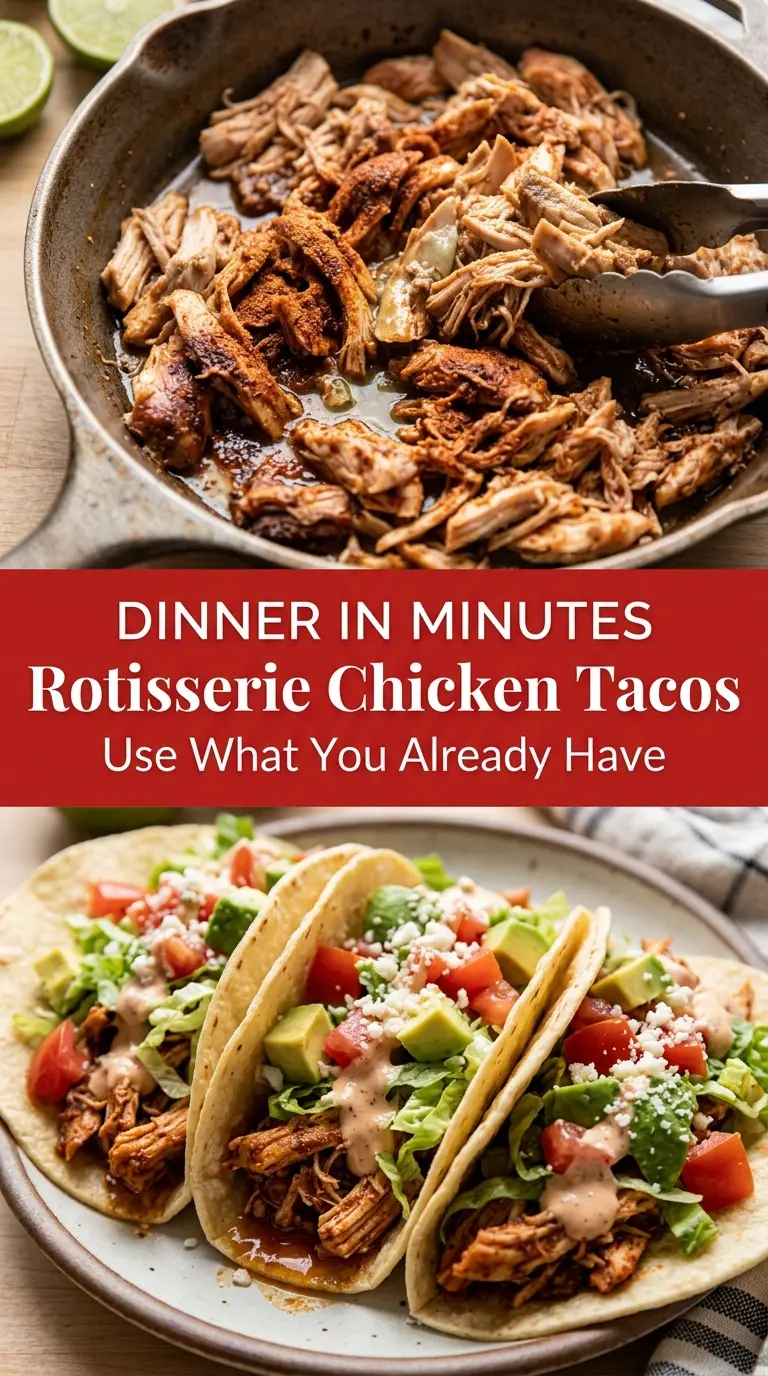 rotisserie chicken tacos juicy seasoned