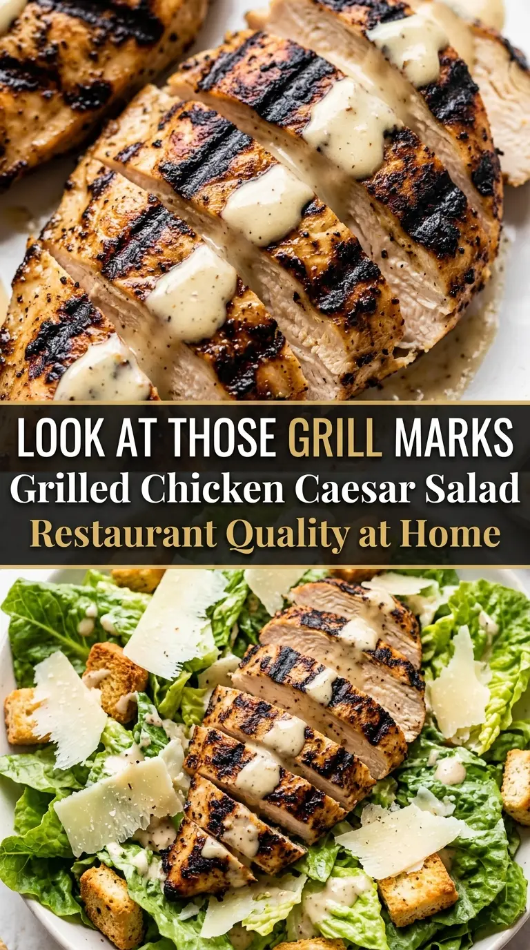 Grilled Chicken Caesar Salad crisp smoky creamy