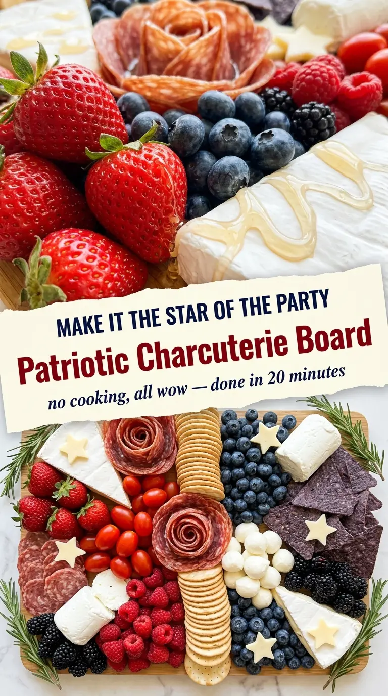 Patriotic Charcuterie Board