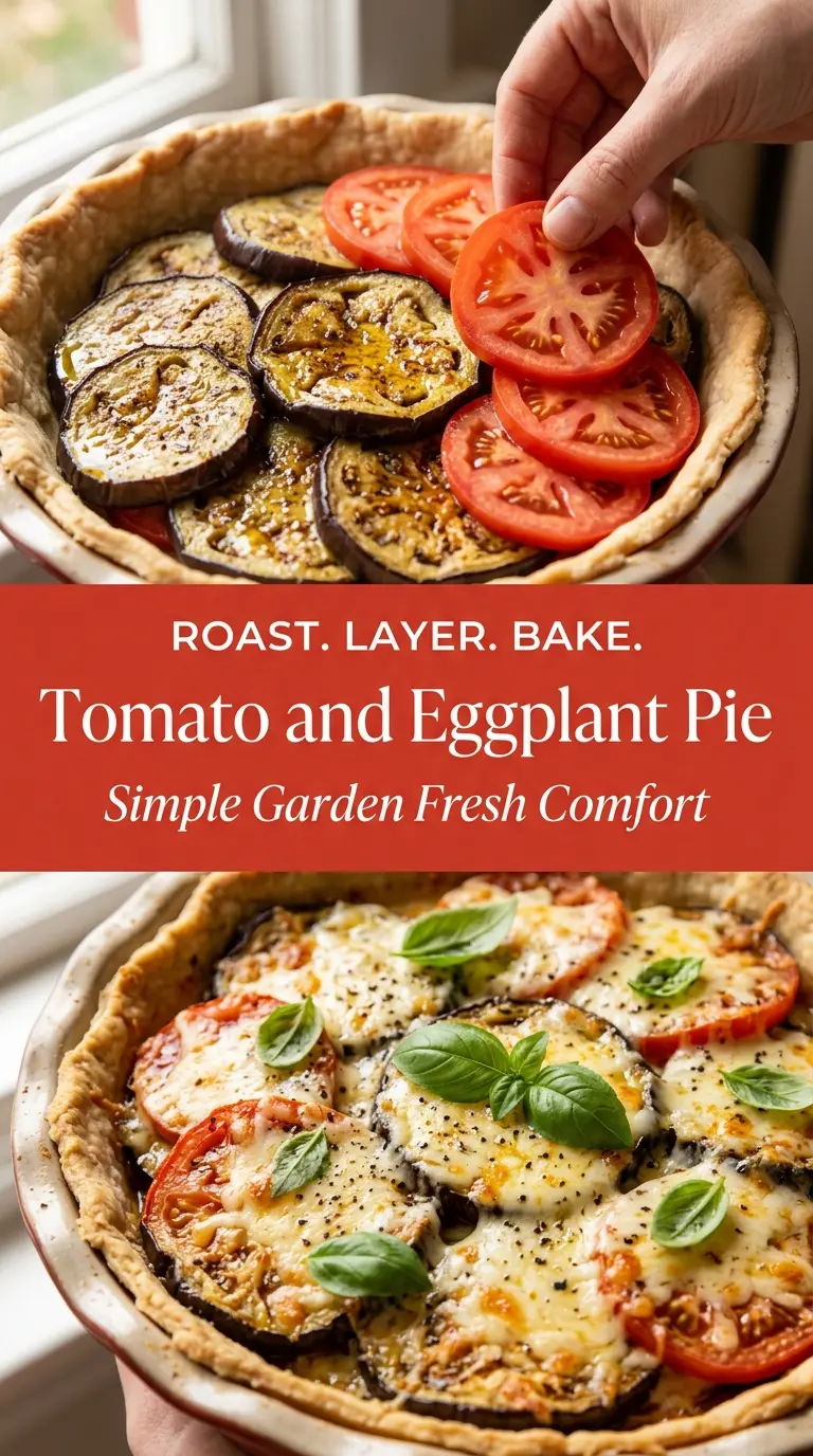 Tomato and Eggplant Pie Recipe