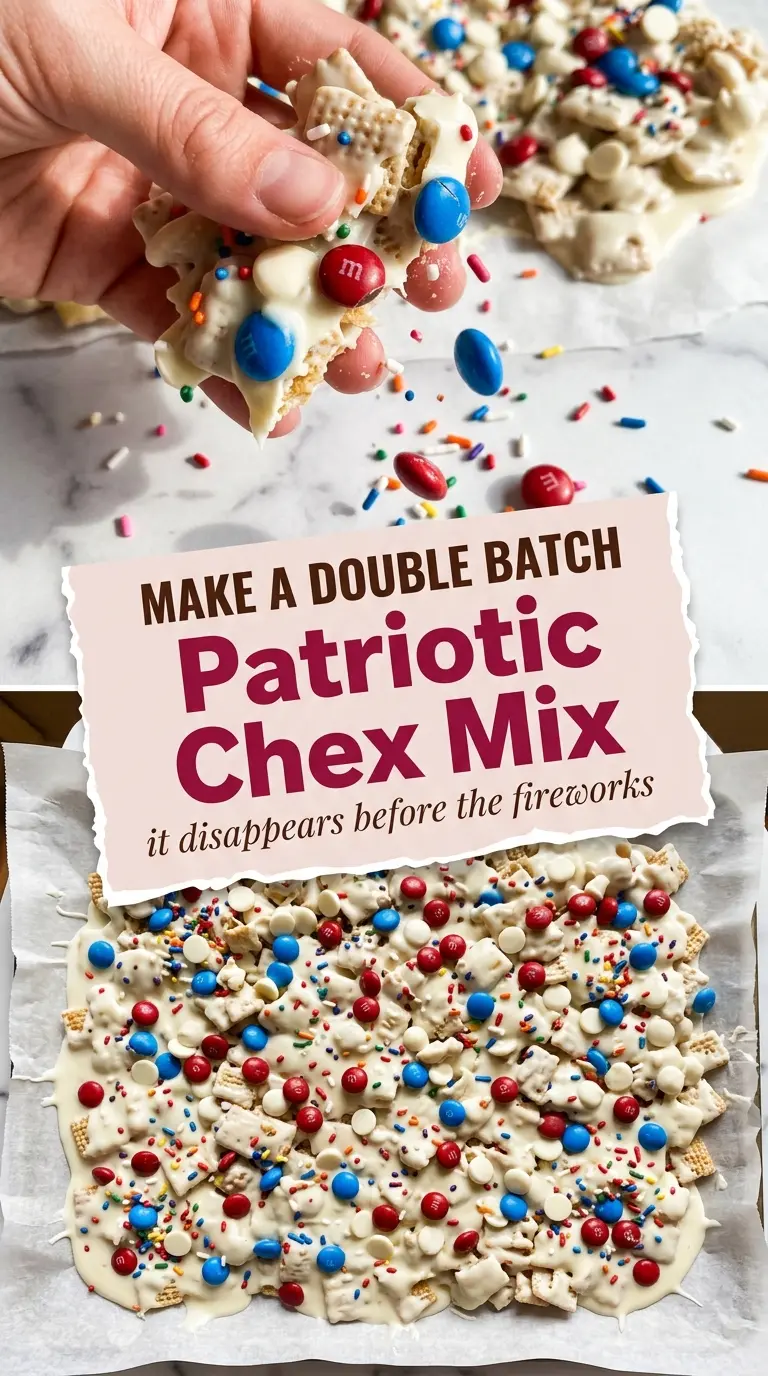 Sweet & Salty Patriotic Chex Mix