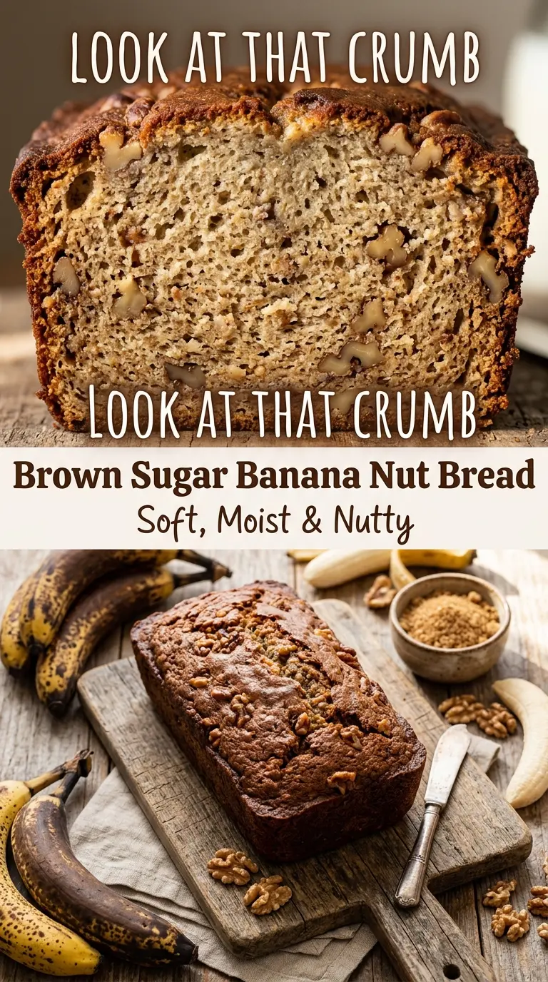 Brown Sugar Banana Nut Bread