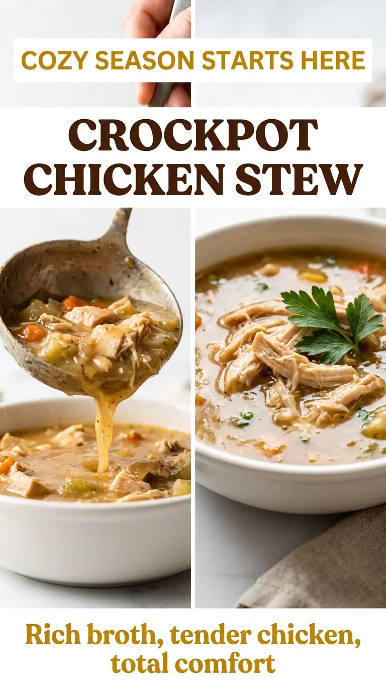 Crockpot Chicken Stew hearty comforting