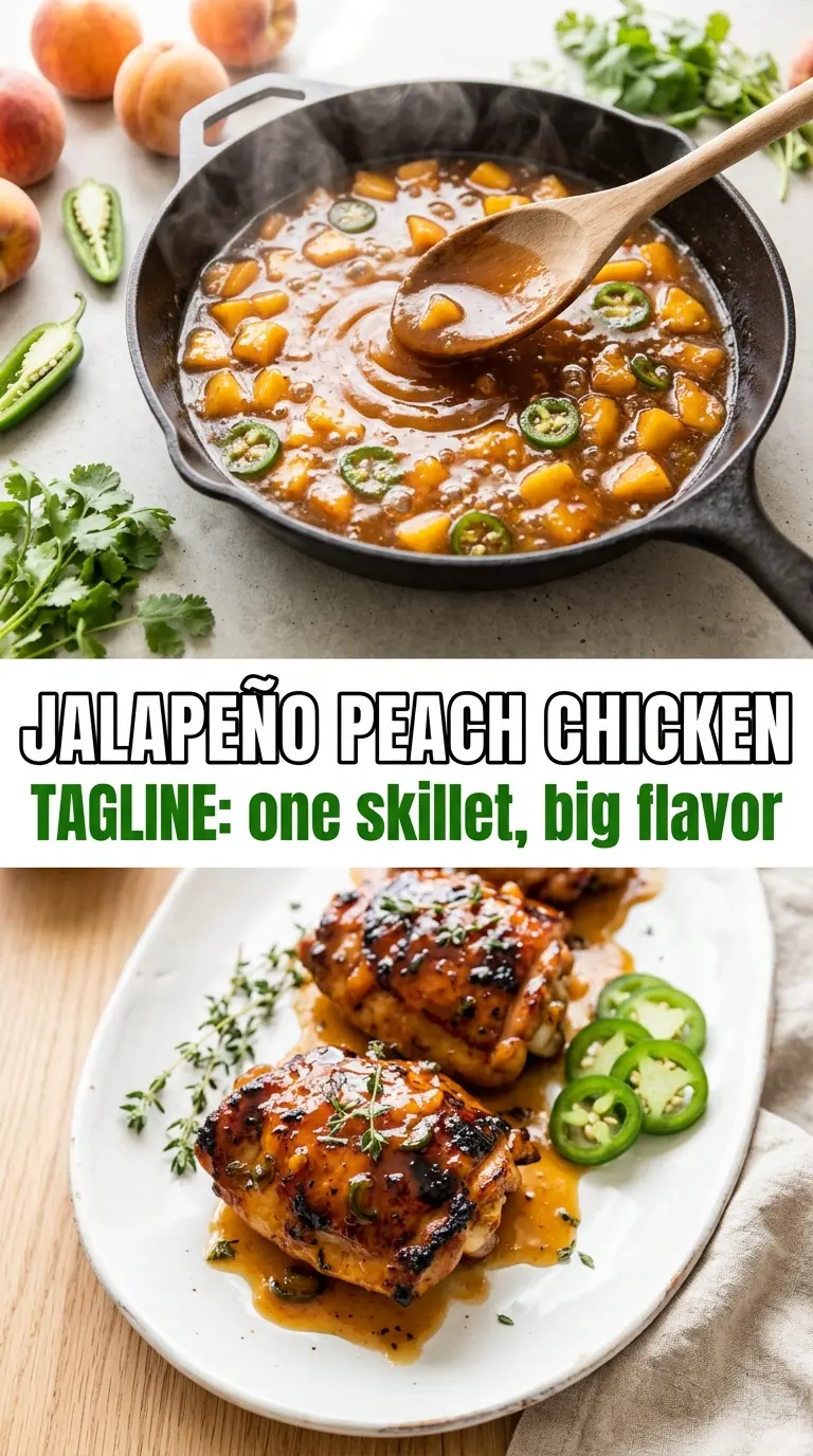 Jalapeño Peach Chicken