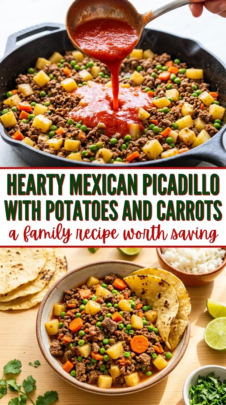 Mexican Picadillo savory saucy comforting