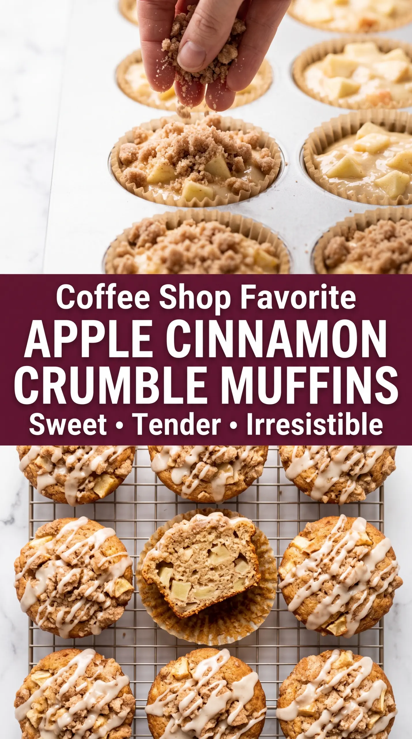 Apple Cinnamon Crumble Muffins