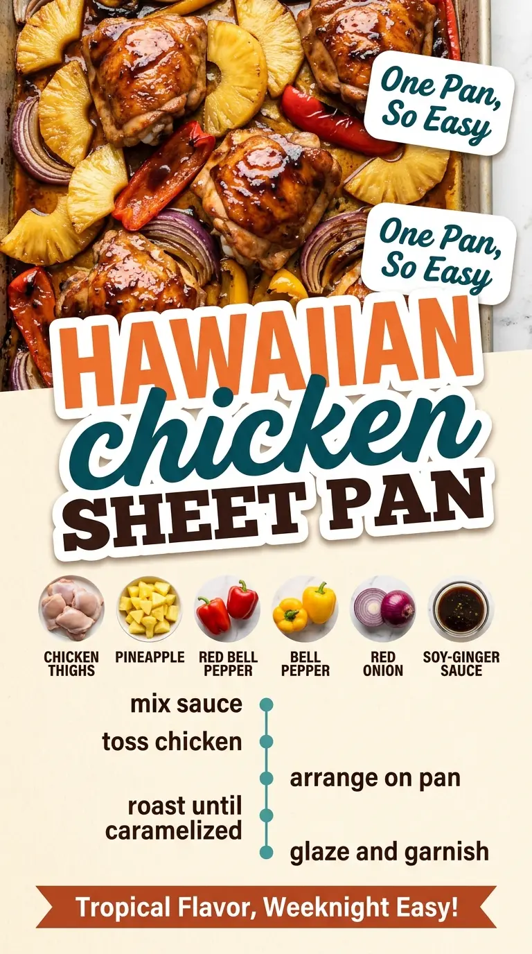 Hawaiian Chicken Sheet Pan