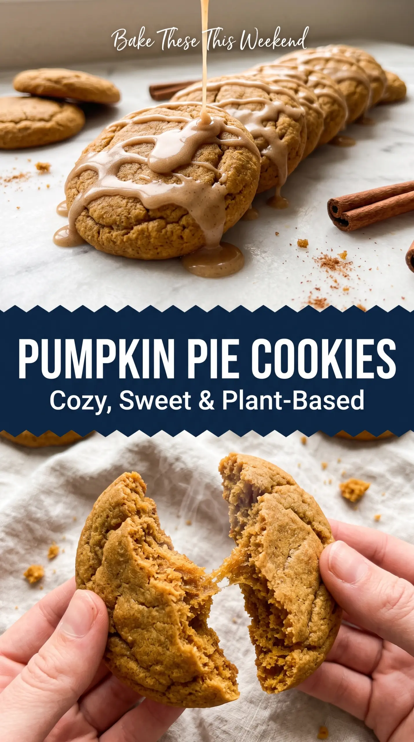 Vegan Pumpkin Pie Cookies