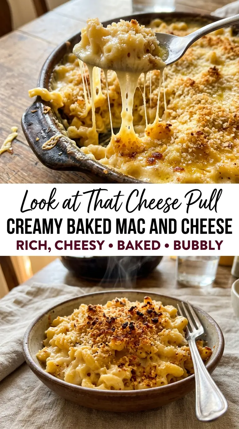 Creamy baked macaroni and cheese cheesy golden