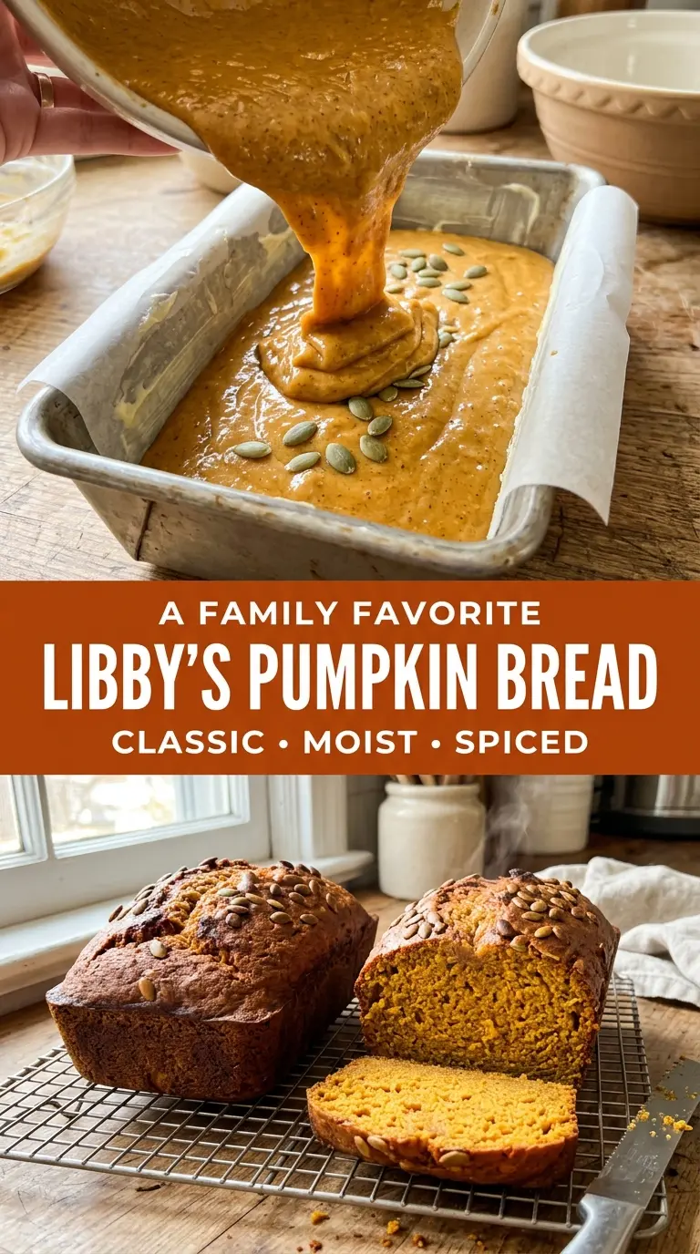 Libby's Pumpkin Bread moist spiced loaf