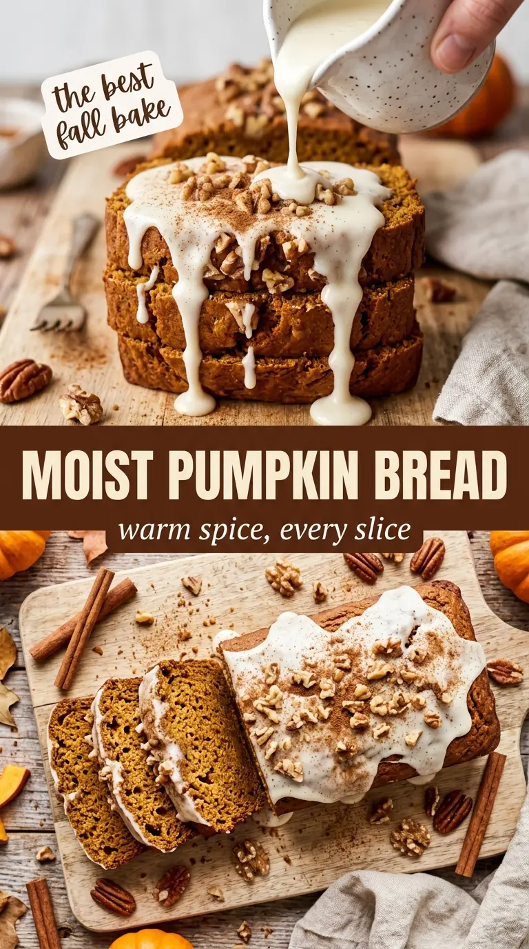 Moist Pumpkin Bread soft spiced tender